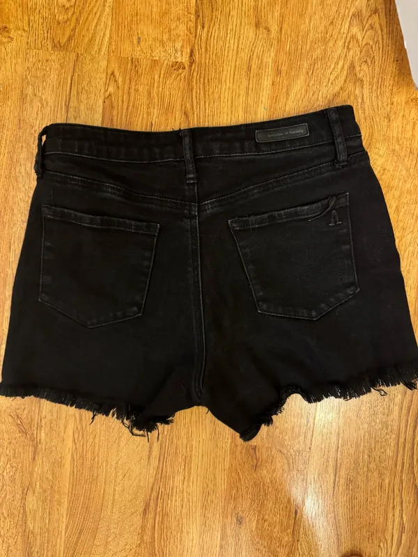 Black Denim Shorts Articles of Society - Image 2