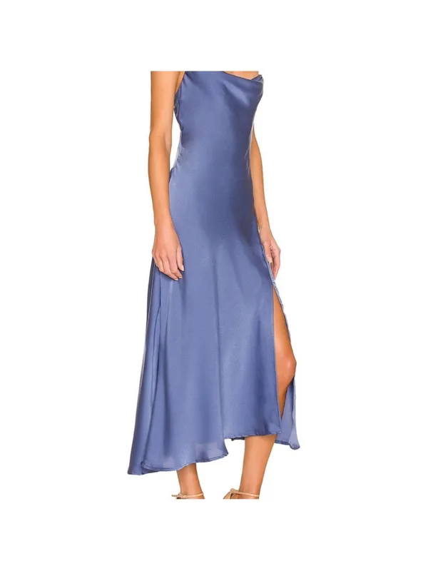 ASTR the label Gaia Slip Dress in blue size M - Image 8