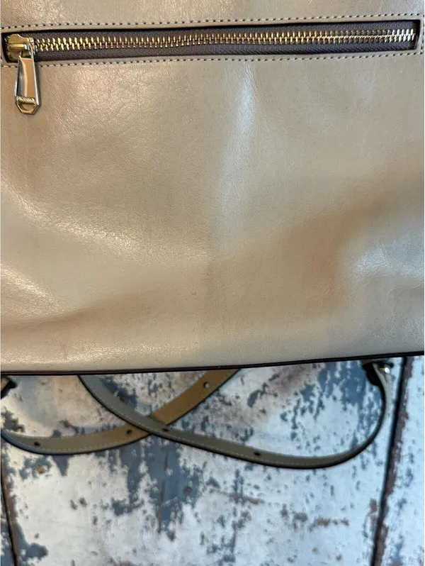 Brahmin Felicity Sand Topsail Backpack Smooth Leather Quiet Luxury bag purse - Image 3