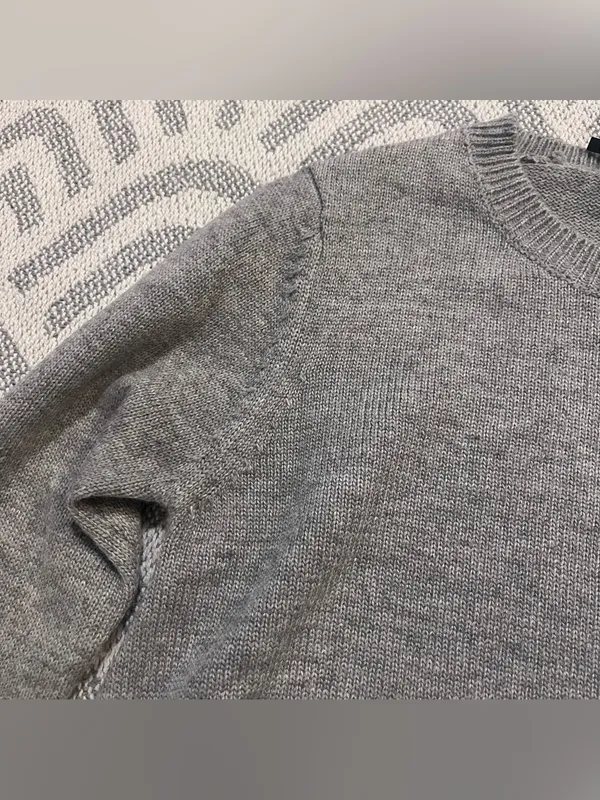 ZARA WOMAN Grey High-Low Knit Sweater NWT - Image 4