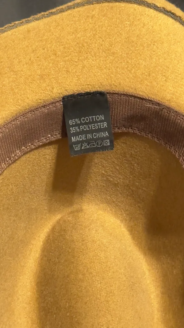 Tan/brown Brim Hat Tan - Image 3