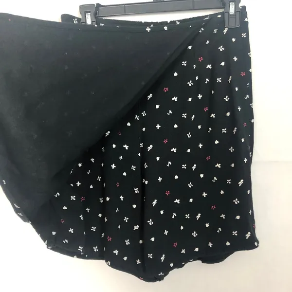 California Influence Vintage Dark Floral Skort Womens Medium Y2K Fairy Grunge - Image 4