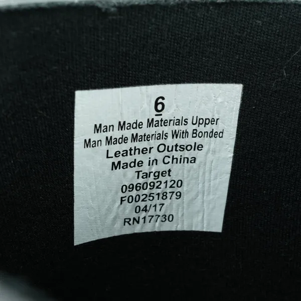 Merona Rain Boots Womens 6 Black Rubber Waterproof Lace Up Red‎ Laces Utility - Image 9