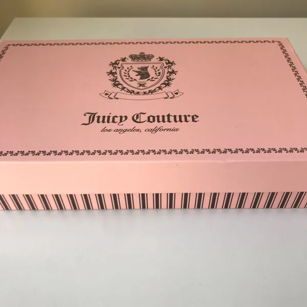 Juicy Couture Heritage Large Zip Around Purple Wallet Set NIB - Image 13