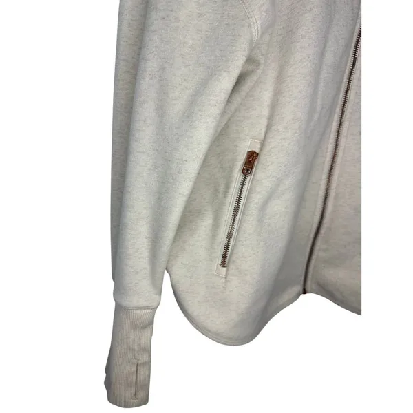 Athleta Full Zip Hoodie Jacket Sweatshirt XL Oversized Sweatshirt Athleisure - Image 4