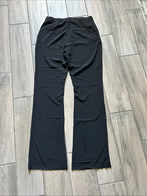 H&M Black Stretch Flare Pants - Image 4