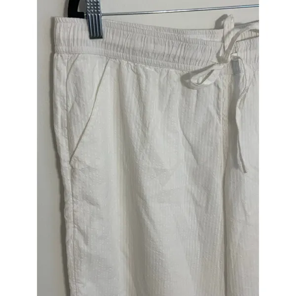 Hollister‎ Seersucker Baggy Pull on Pants NWT size Large Long - Image 2