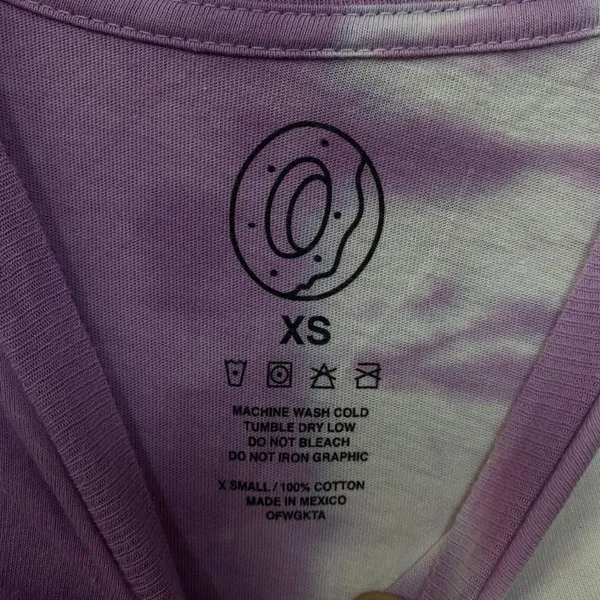 Odd Future Split Dye Tie Dye Hip Hop Tshirt size XS - Image 4