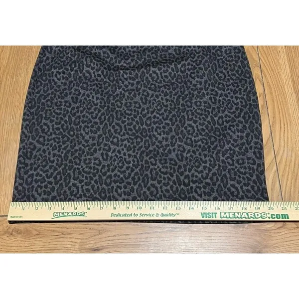Pure Amici Women’s Size Large Skirt Leopard Print Preppy‎ Classic City Party - Image 6