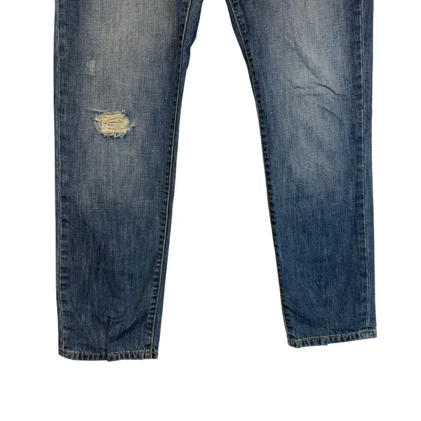 Levis Boyfriend Jeans Distressed Medium Wash‎ Classic Vintage Casual Comfy 8 - Image 5