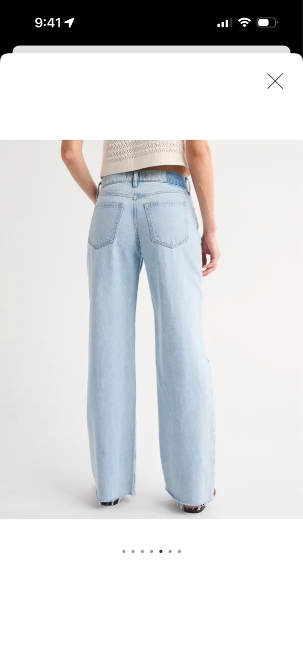 Abercrombie Low-Rise Ultra Loose Jeans - Image 3