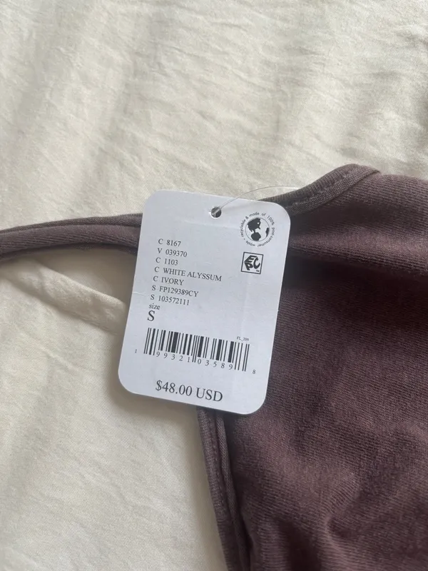 Brown Free People Tank  - Image 4