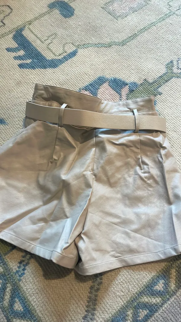 Le lis Leather Pants With Belt - Image 3