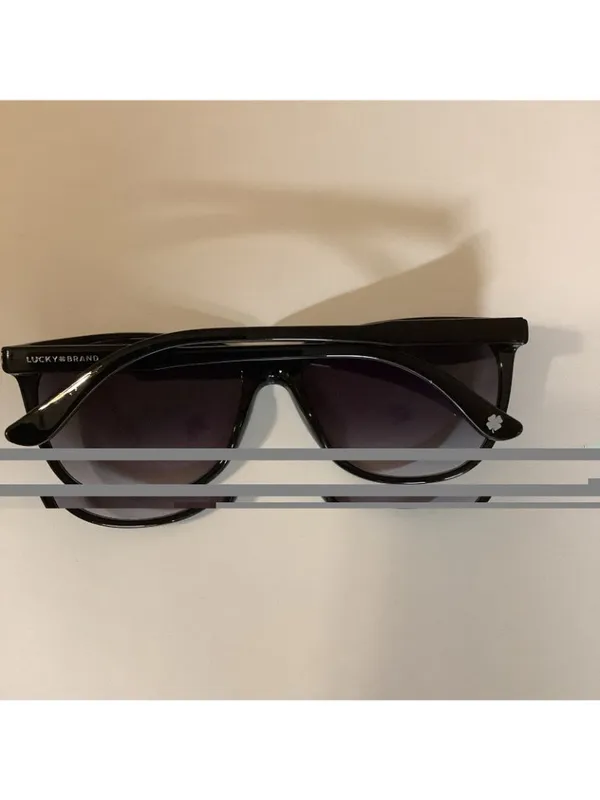 Lucky Brand Los Feliz Black Sunglasses Gradient Smoke Lens 58-16-140 Cat 3, Used - Image 5