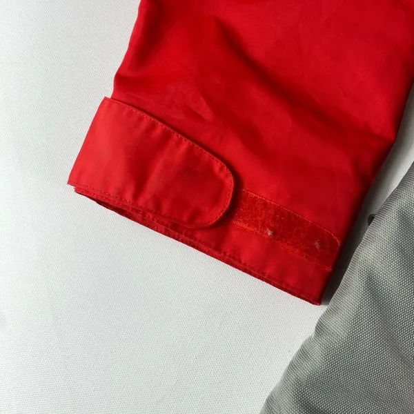 Vintage The North Face Jacket Womens XL Summit Series HyVent Red Gray‎ Hooded - Image 9