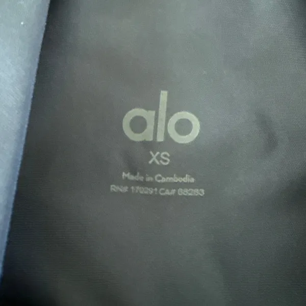 Alo Yoga Airlift Fine Lines High Waist Leggings 7/8 Size XS Blue - Image 3