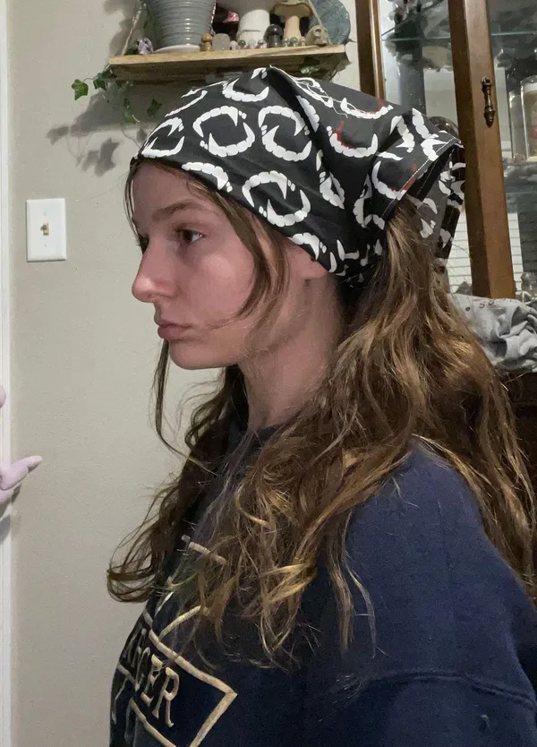 bite me bandana Black - Image 3