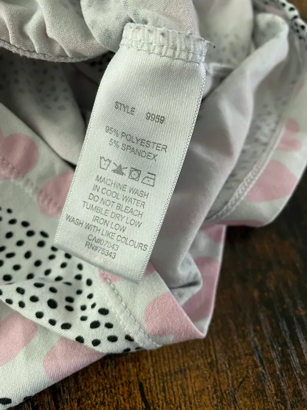 Cynthia Rowley Pajama Shorts Hearts Polka dot - Image 4
