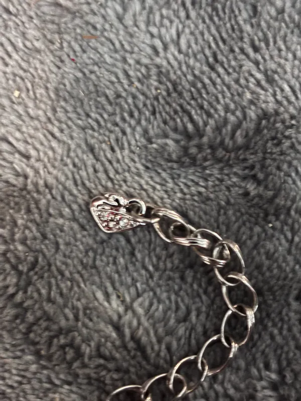 Vintage Swarovski Silver Toned Necklace With Swan Tag - Image 4