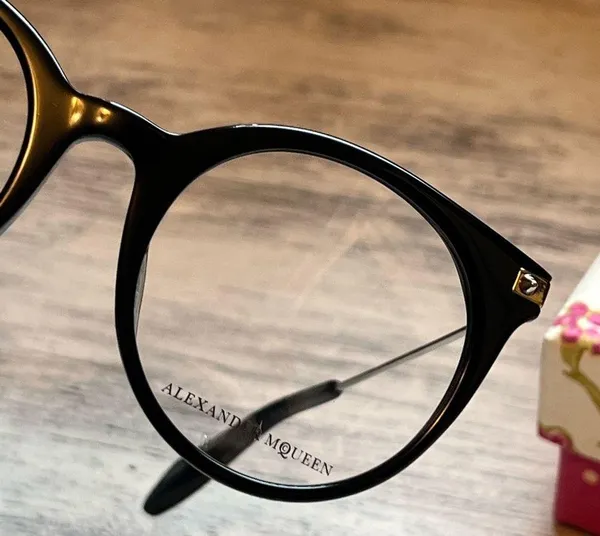 Alexander McQueen JUST TODAY💐 unixes round eyeglasses ✨❤️ - Image 10