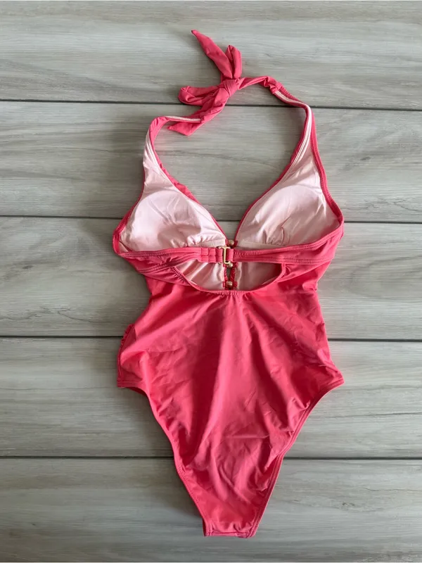 Cupshe Have a Ball Flex Support One-Piece Swimsuit Pink Small NWT - Image 6