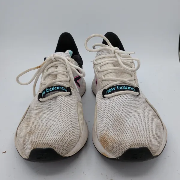 New Balance Fresh Foam Roav Womens 11 Running Shoes White Black Pink WROAVWB - Image 3
