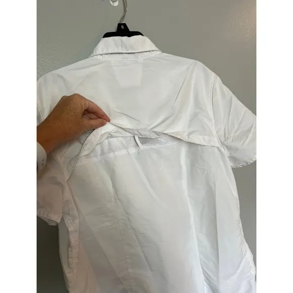 L.L. Bean white Button Up Shirt vented size S‎ - Image 5