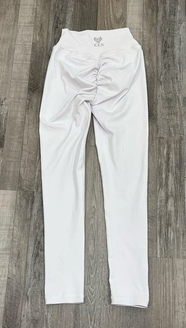 CLS Scrunched Bum Leggings White - Image 2
