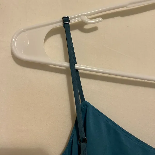 Madewell Silk Bordershine‎ Cami Dress in Teal Size 0 - Image 6