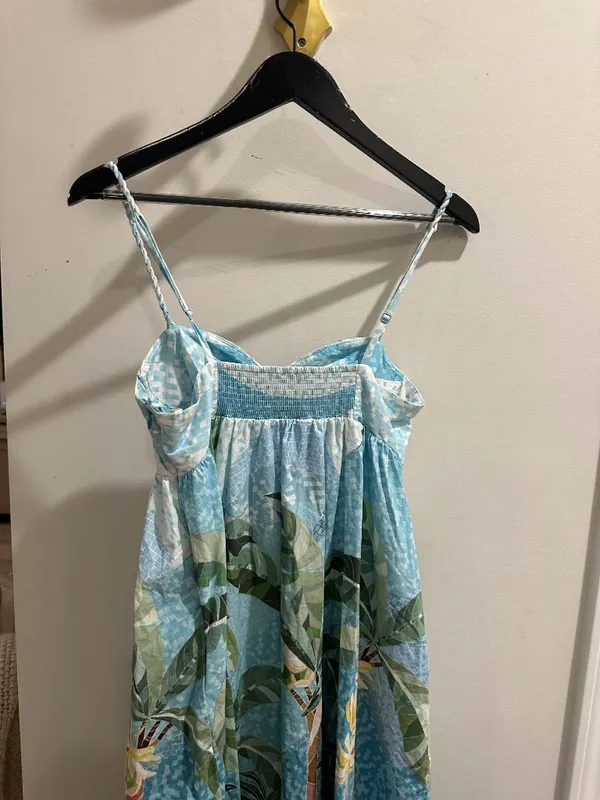 FARM RIO Rio Mosaic Cotton Maxi Dress in Rio Mosaic Multicolor Size Medium - Image 8
