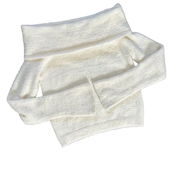 Wild Fable White Off Shoulder Sweater XS - Image 11