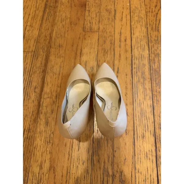 Jessica Simpson Shoes Womens Size 7 Beige Platform Stiletto Heels - Image 9