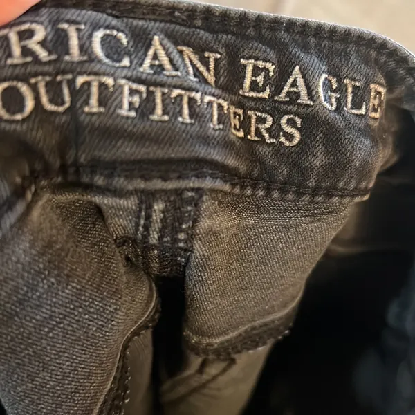 American Eagle black high rise skinny jeans - Image 6