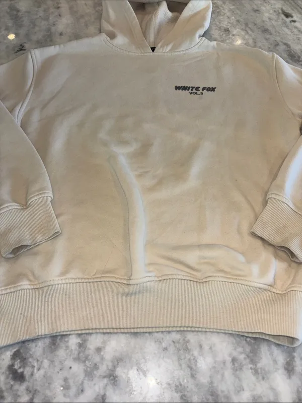 White Fox Boutique Beige Track Pants Joggers - Image 2