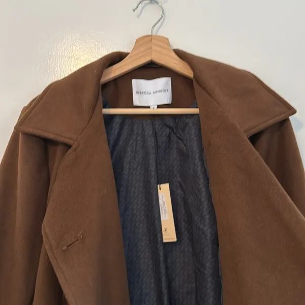 Rebecca Minkoff Pea Coat In Brown - Image 4