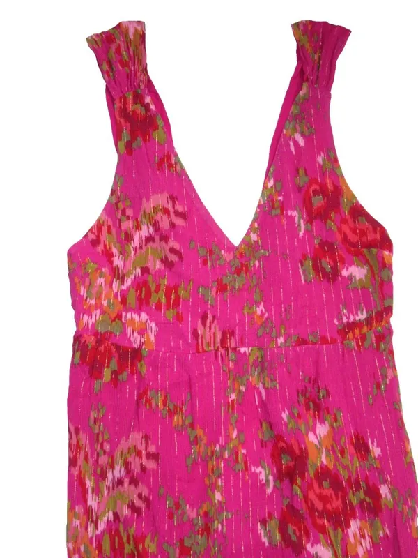 NWT Sezane Titania in Helena Fuchsia Pink Maxi Tank Dress 36 / US 4 - Image 9
