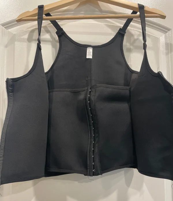 Waist Training Top Black - Image 2