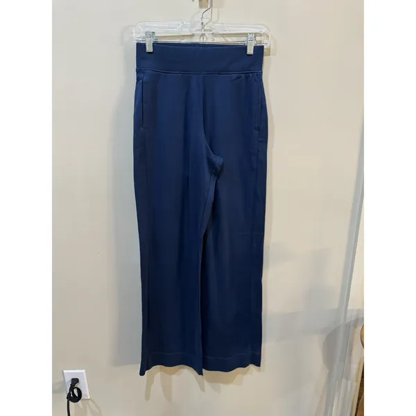 Pact Organic Stretch Lounge Pant Pull On Pockets Blue Size Small - Image 2