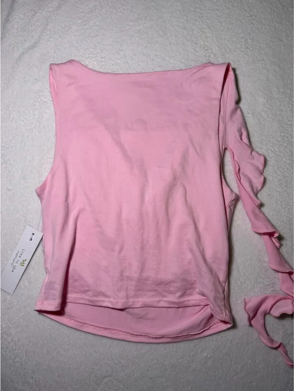 Live in the Moment Top Tank Pink - Image 3