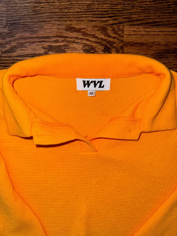 Waffle knit orange set - Image 4