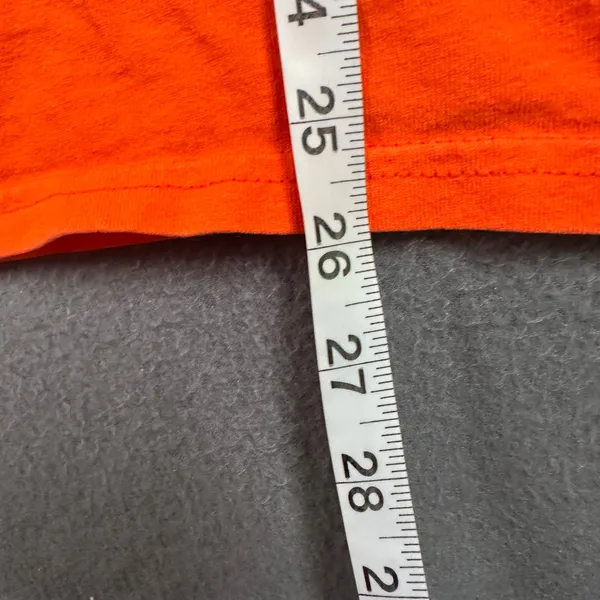 Vintage Auburn‎ Tigers T-shirt Russell Athletic Orange Medium SS Tiger Walk Tee - Image 11