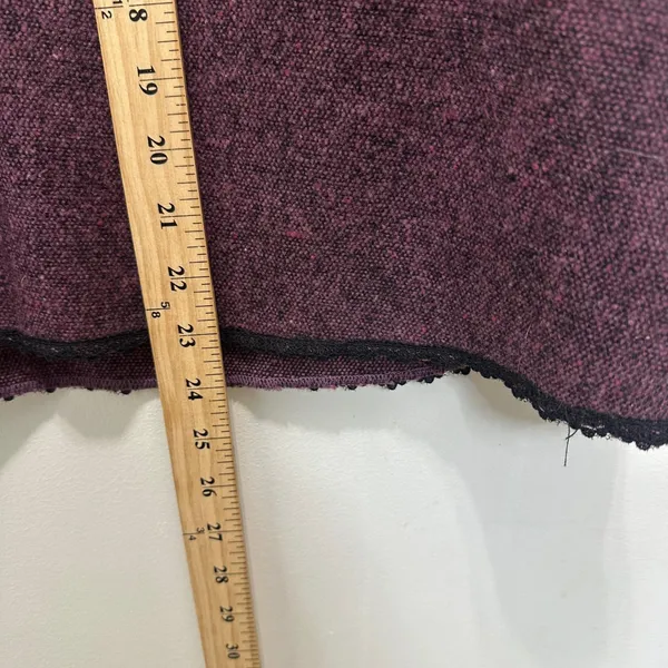 Vtg Y2K Willi Smith Women Skirt Purple 12 Tweed Academia Whimsigoth Coquette‎ - Image 7