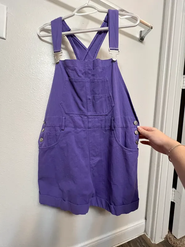 Amazon Purple Overall Shorts - Image 2