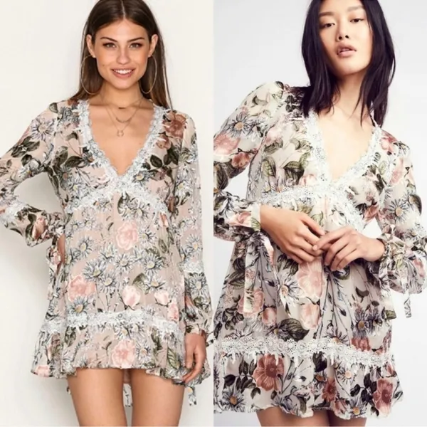 For Love and Lemons Luciana Swing Dress Medium - Image 5