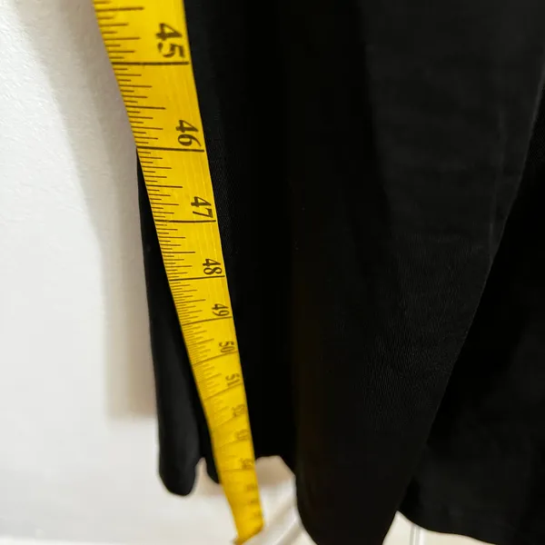 Black Maxi Dress,‎ Y2K 2000s Retro Indie Boho Soft Girl Gothic XS - Image 3