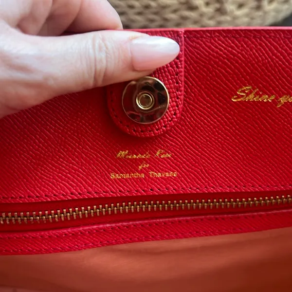 Samantha Thavasa Red Tote Bag - Image 4