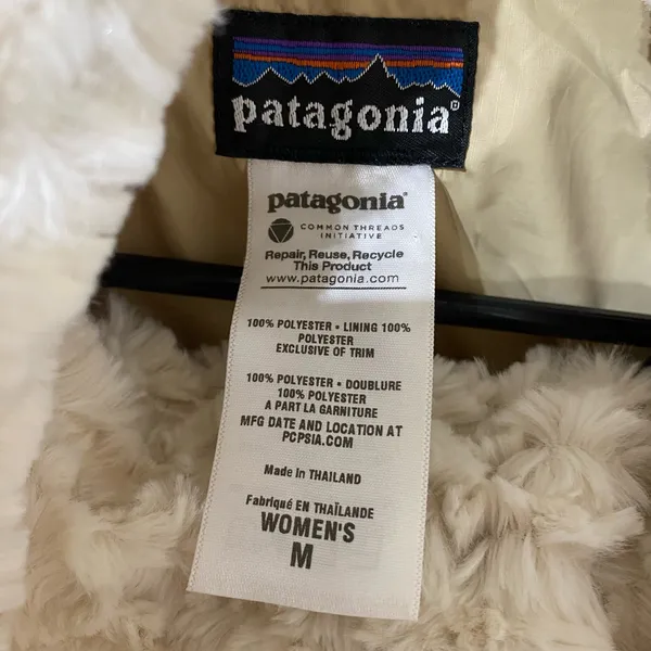Patagonia Pelage Fleece Jacket Cream Size Medium - Image 5