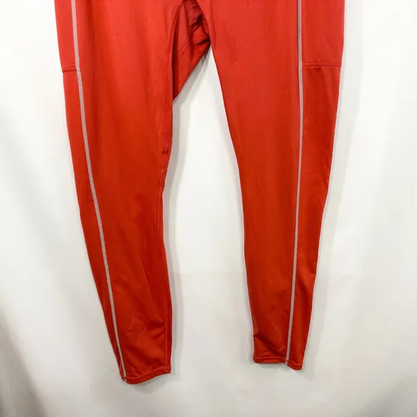 Fabletics Motion365 XL Leggings Full Length High‎ Waisted Reflective Orange 1275 - Image 5