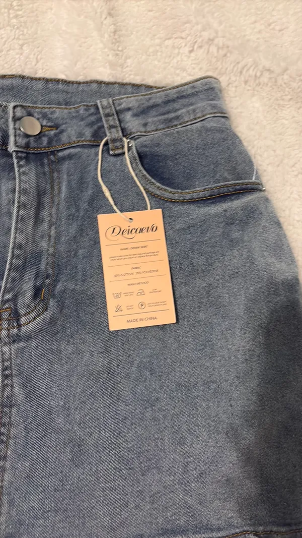 denim skirt Blue Size M - Image 4