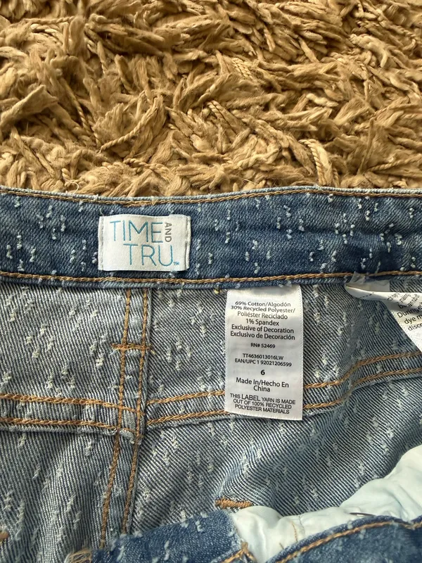 Time and Tru High Rise Rhinestone jeans - Image 2